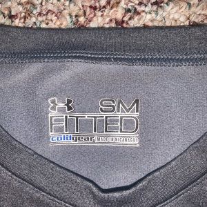Under Armour grey fitted long sleeve